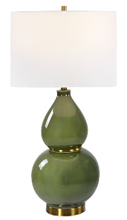 Gourd Table Lamp | Green