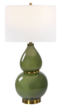 Gourd Table Lamp | Green