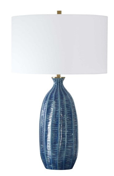 Bixby Blue Table Lamp