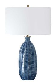 Bixby Blue Table Lamp