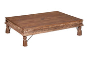 Scalloped Old Wood Coffee Table