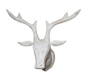 White Wood Deer Head