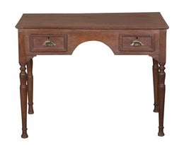 Center Curved Wood Desk
