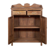 Decorative top Shelf Wood Cabinet w/Drawers