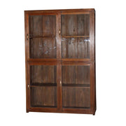 Mutli Door Wood & Glass Cabinet