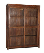 Sliding Door Glass Cabinet