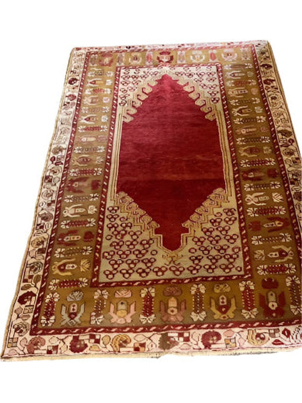Vintage Turkish Prayer Rug