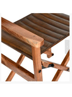 Leeds Folding Dining Chair | Antique Whiskey