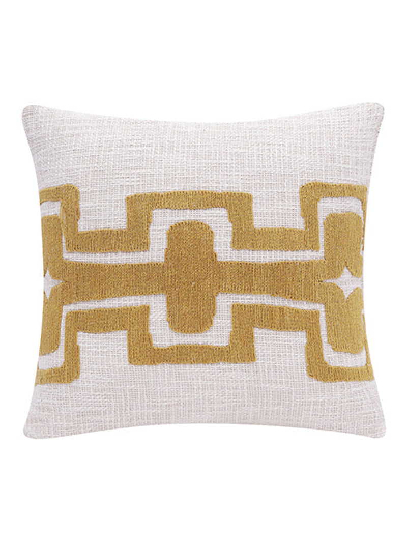 Modern Geo Pillow | Ochre