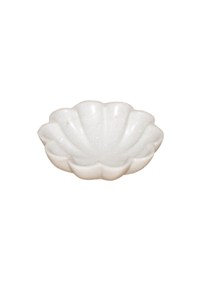 Scalloped Marble Bowl