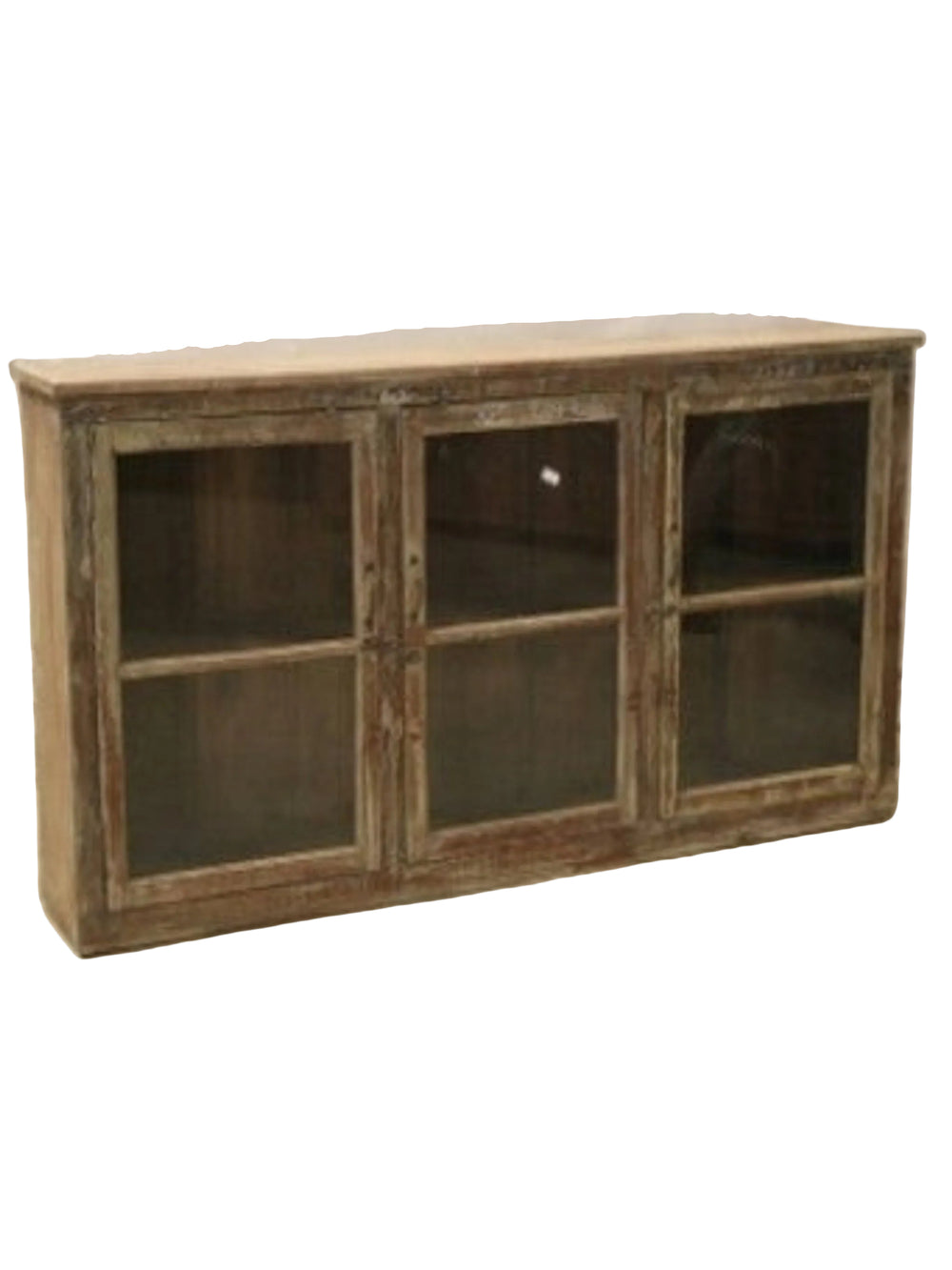 Wooden Glass Sideboard