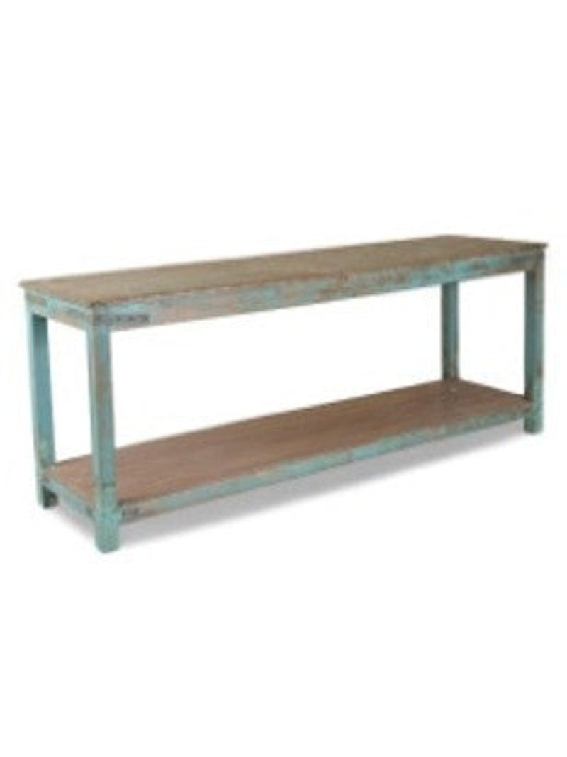 Blue Wooden Table