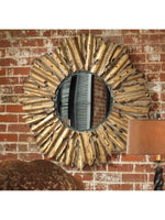 Hemani Antique Gold Mirror