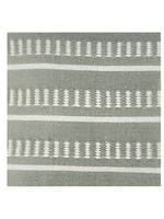 Green Fringed 24" Pillow