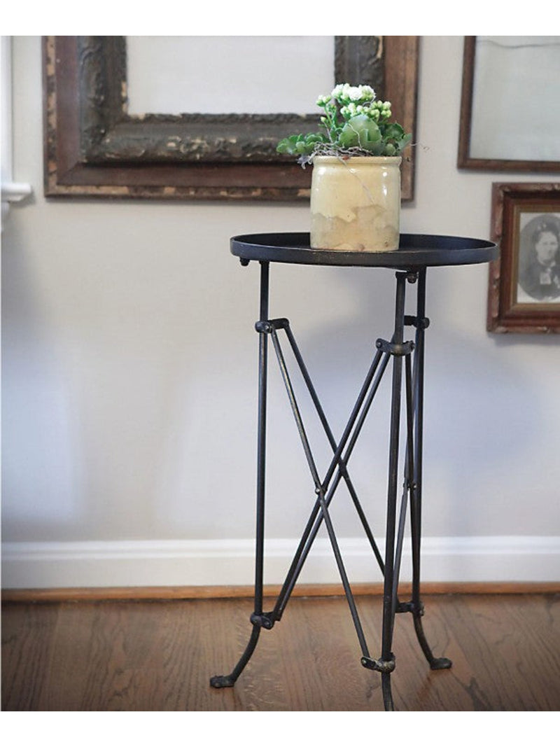 Round Bronze Small Table