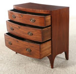 Georgian Mahogany Bow Front Dresser
