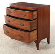 Georgian Mahogany Bow Front Dresser