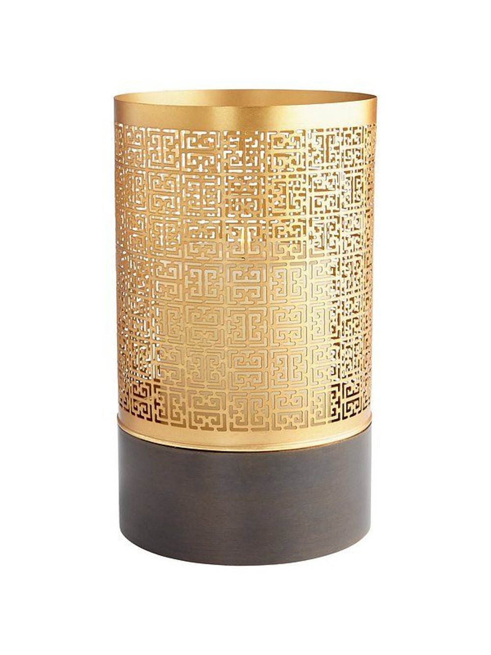 Large A-Mazing Round Candleholder