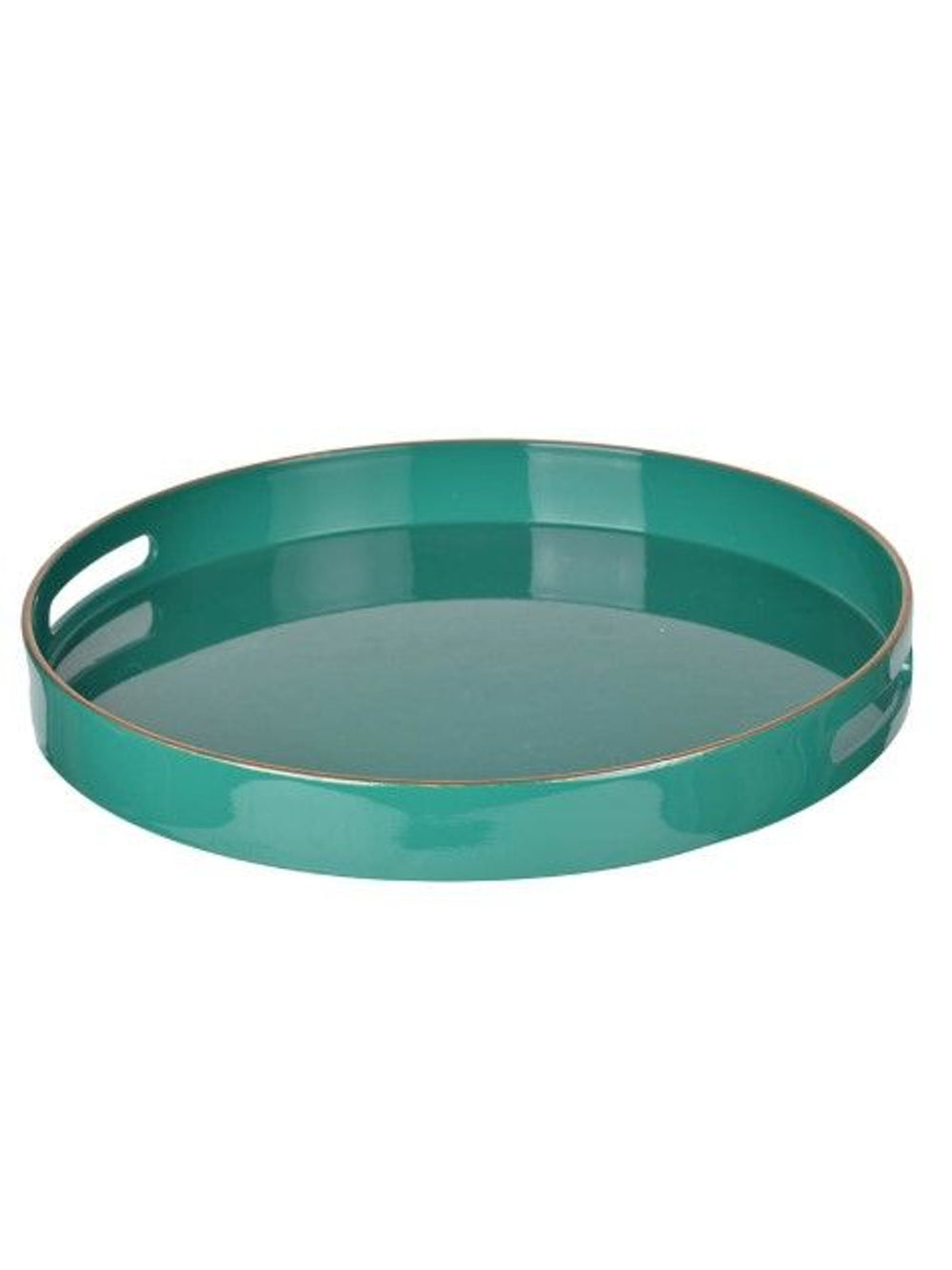 Mimosa Round Tray | Turquoise