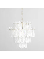 Everly Glass Round Chandelier