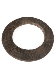 Teak Wood Framed Mirror