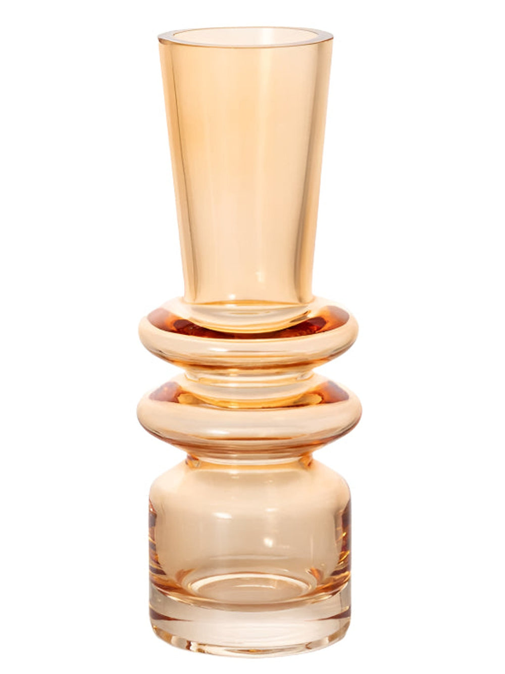 Amber Glass Vase