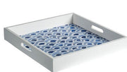 Blue & White Decorative Tray LG