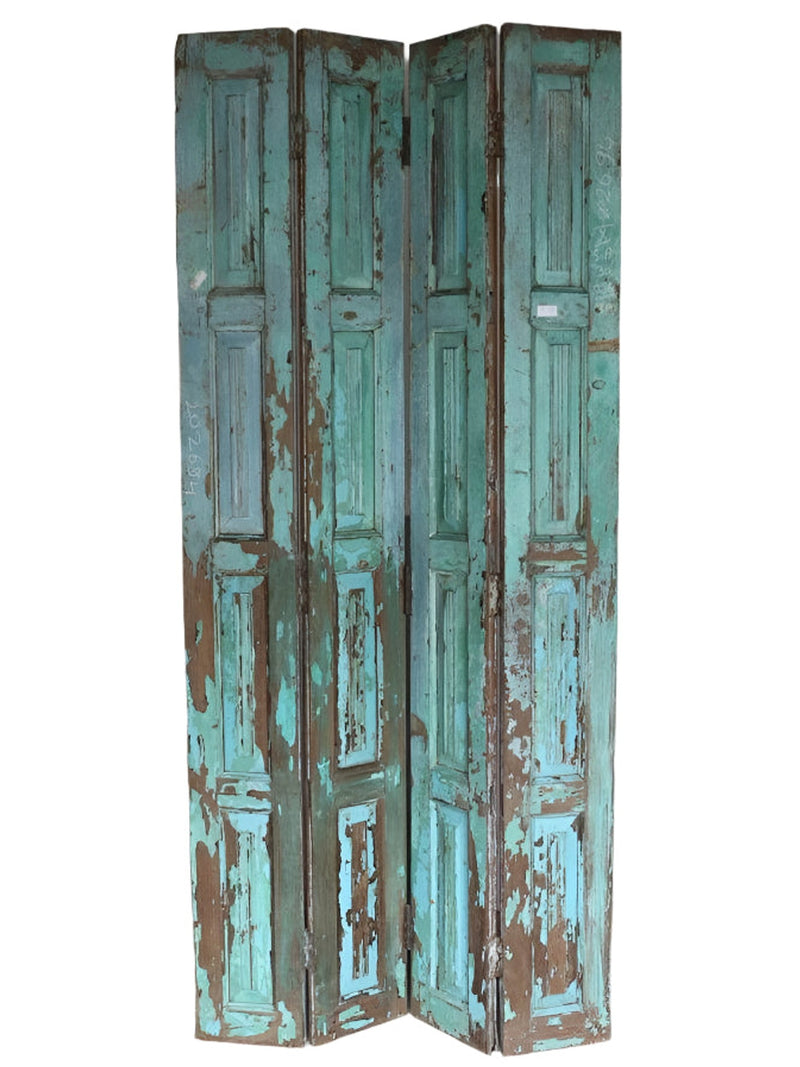 Old Wooden Screen | Turquoise