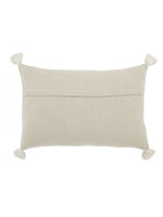 Honeycomb Cotton Tufted Pillow w/Tassels