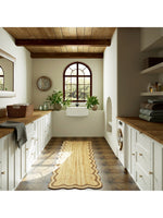 Scalloped Edge Jute Rug
