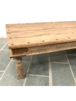 Vintage Carved Coffee Table | 62"