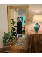 Natural Rectangular Mirror | Burlwood