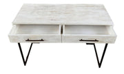 Meredith Desk | White BRZ