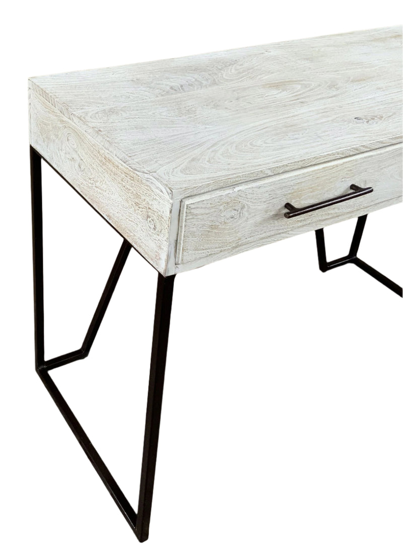 Meredith Desk | White BRZ
