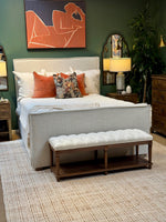 Juliette Bench | Alabaster Linen
