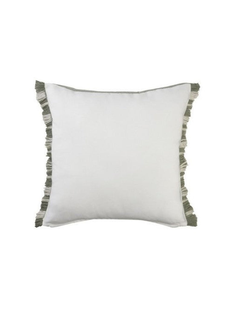 Green Fringed 24" Pillow