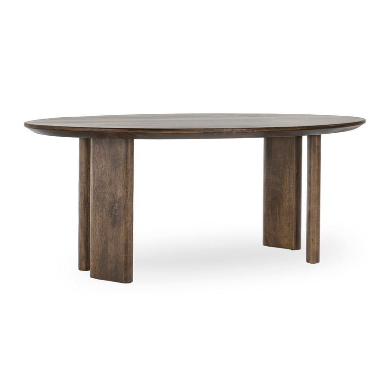 Norwood Dining Table | Oval | Bark Brown | 78"