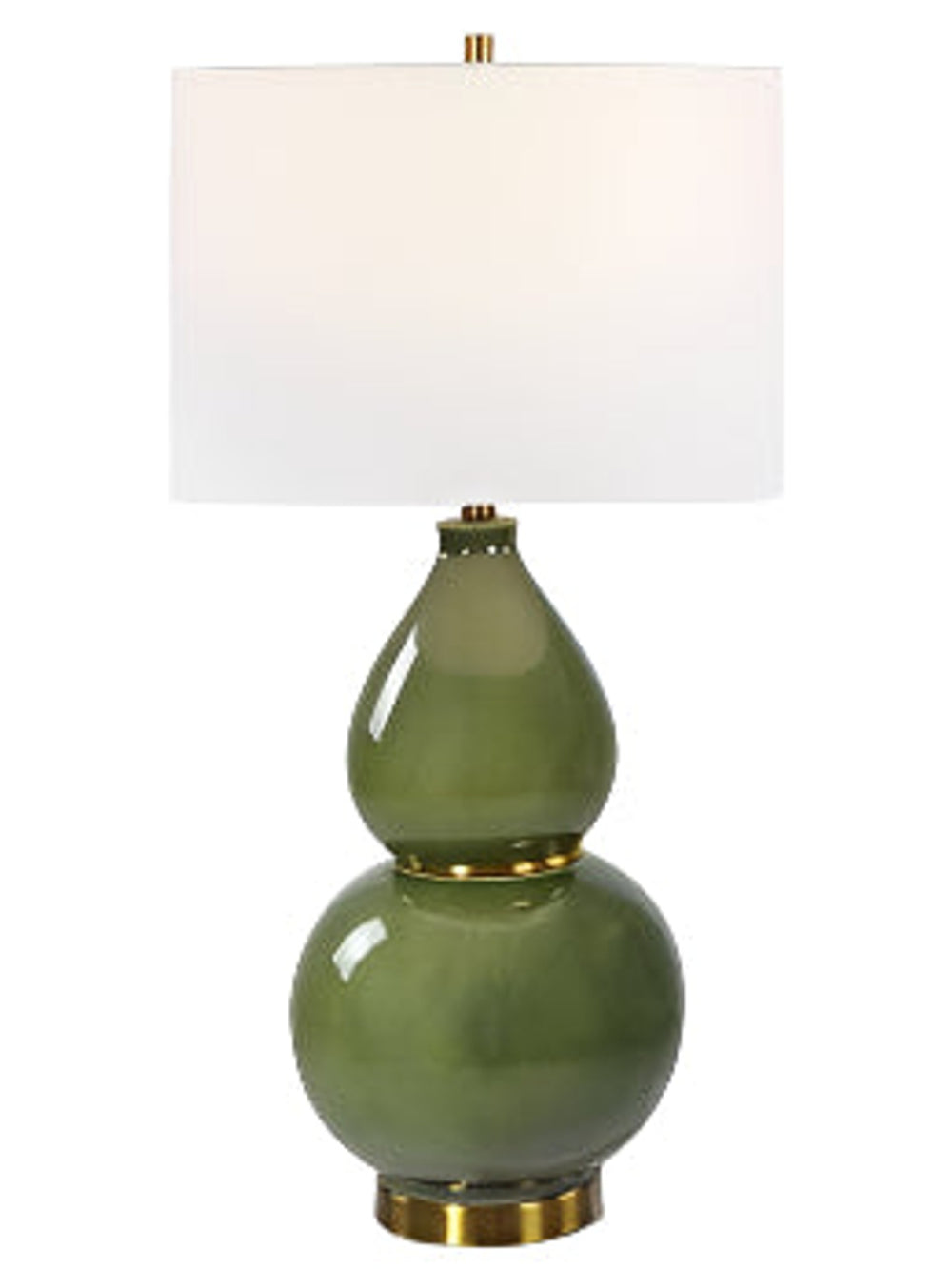 Gourd Table Lamp | Green