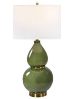 Gourd Table Lamp | Green