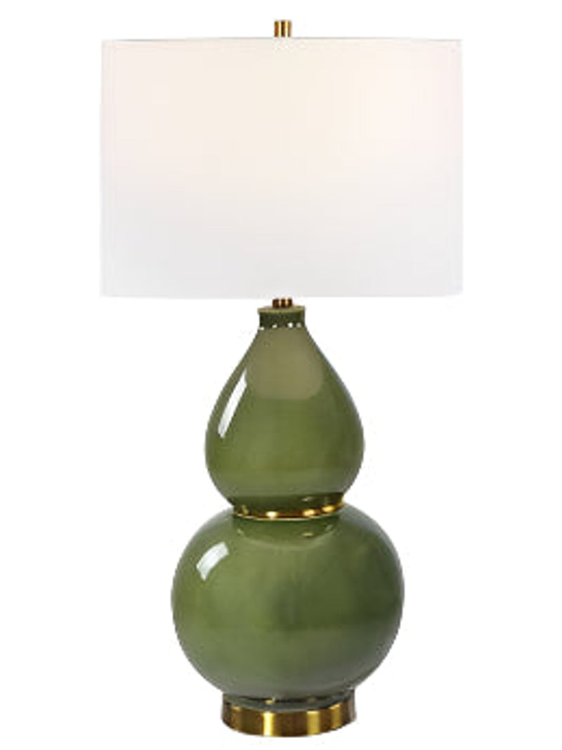 Gourd Table Lamp | Green