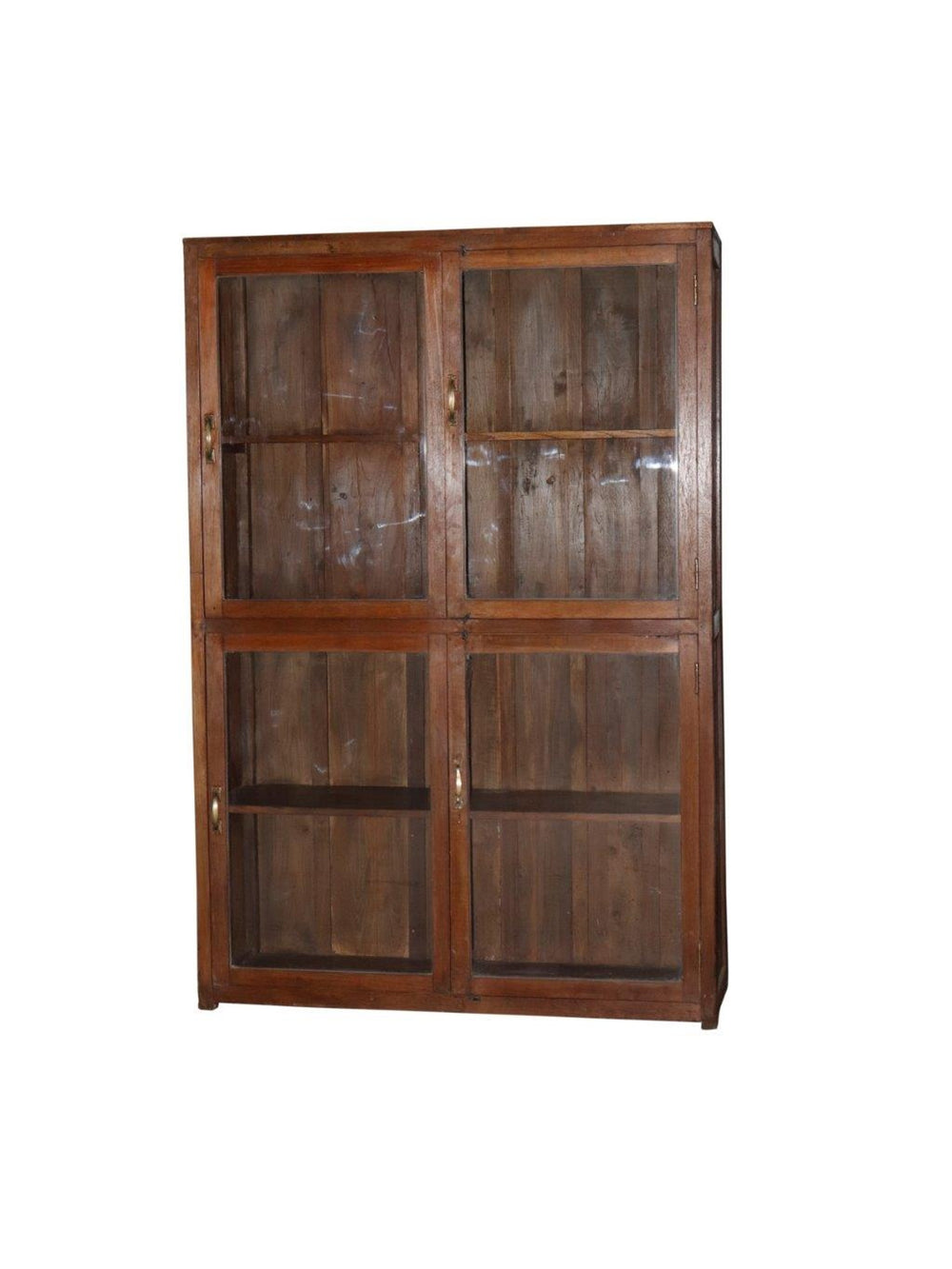 Mutli Door Wood & Glass Cabinet