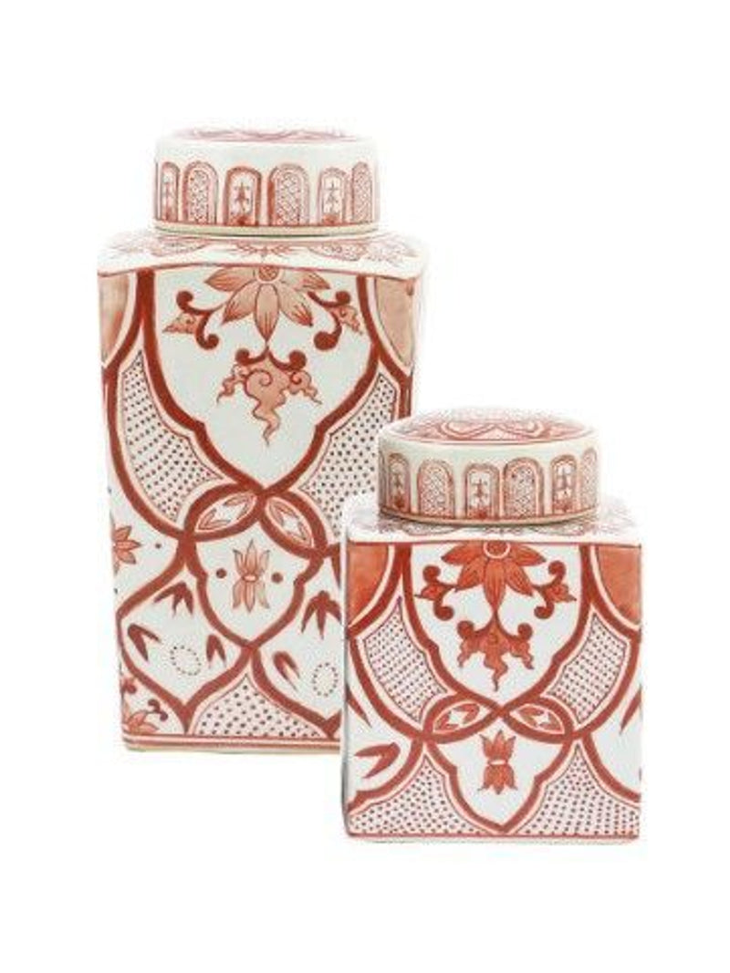 Cinnamon Lidded Jar SM | Red