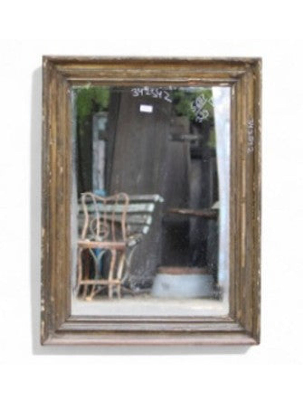 Old World Wooden Mirror