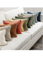Heirloom Velvet Kidney Pillow | Bay Green