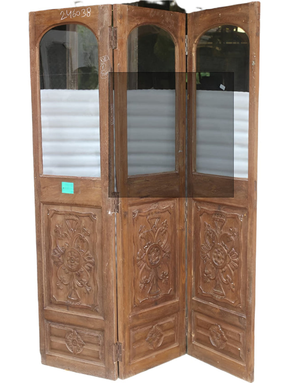 Wood 3 Panel Screen