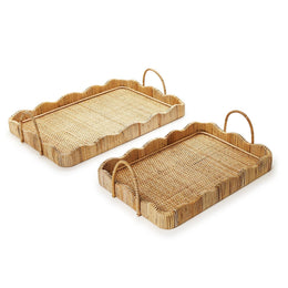Scalloped Edge Trays | Small