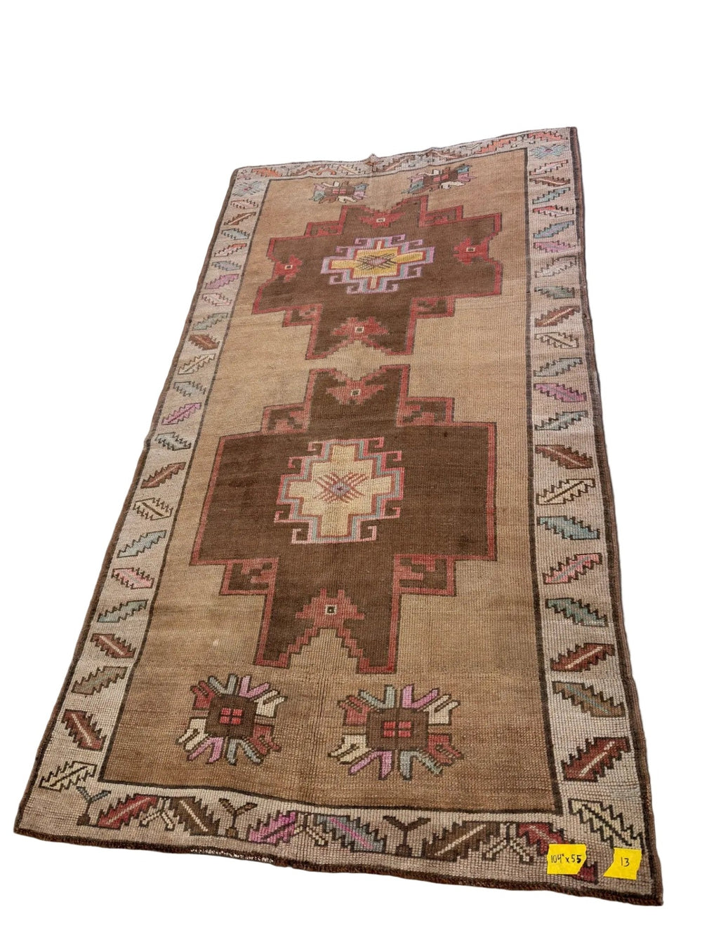 Vintage Turkish Runner 13| 4'10" x 8'9"
