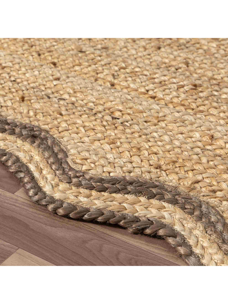 Scalloped Edge Jute Rug