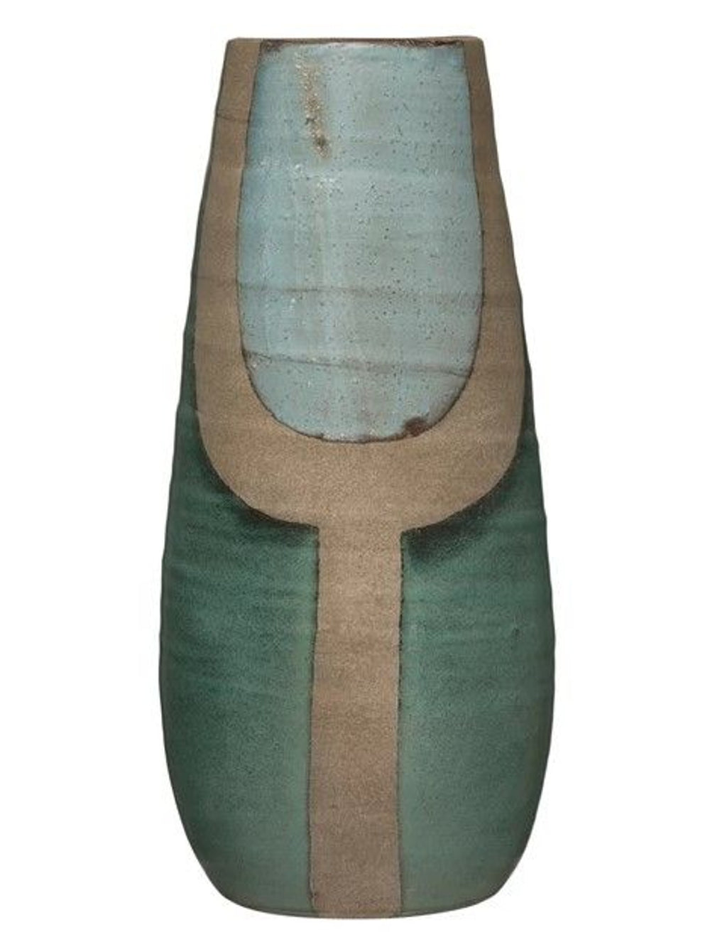 Hand-Painted Terracotta Vase