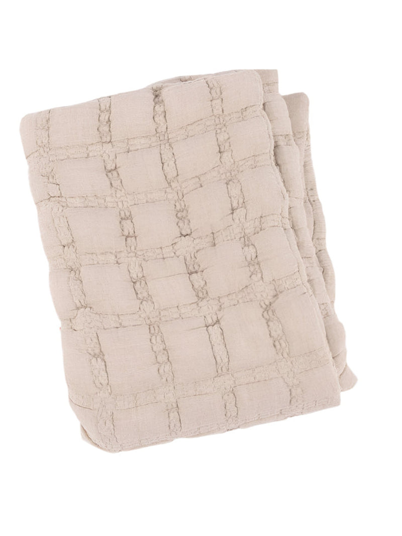 Claudia Twin Quilt | Wheat